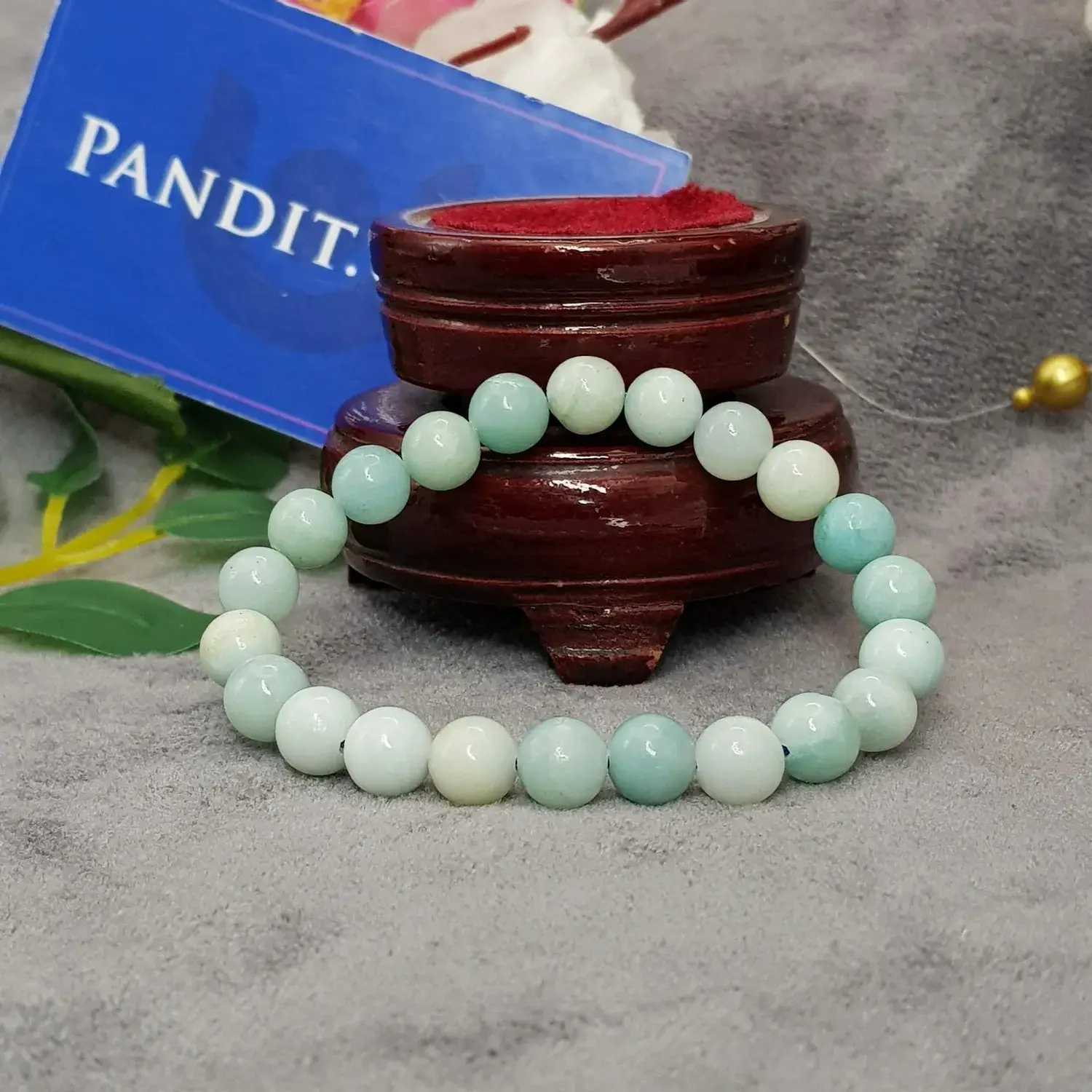 Blue Amazonite Bracelet - For Powerful and Inspiring Personality - Image 3