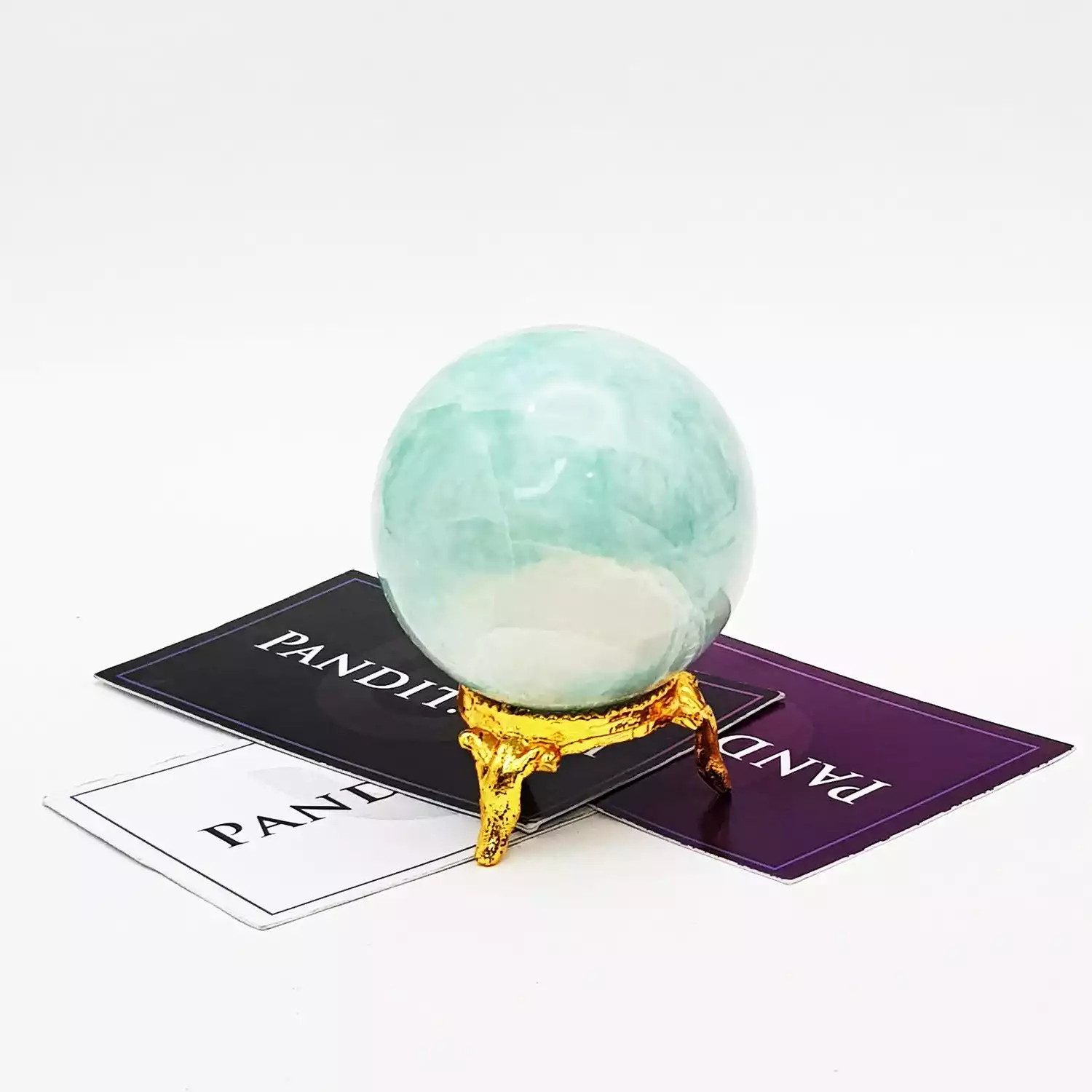 Blue Amazonite Crystal Ball - To Soothe Emotional Trauma - Image 4