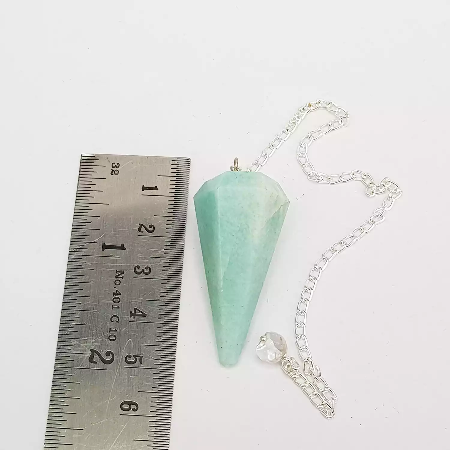 Blue Amazonite Dowsing Pendulum - Image 4