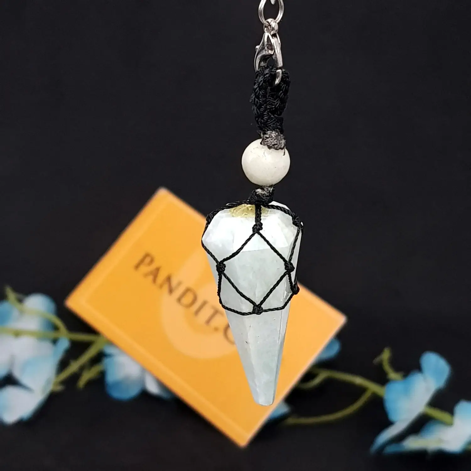 Blue Amazonite Dowsing Pendulum - Image 5