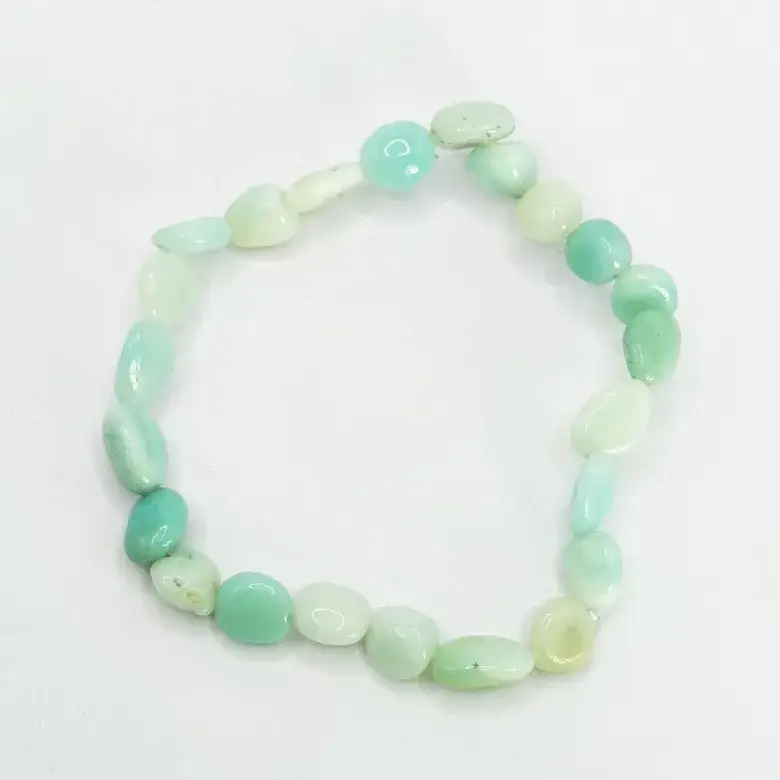 Blue Amazonite Tumble Bracelet - To Heal Chronic Disease - Image 4