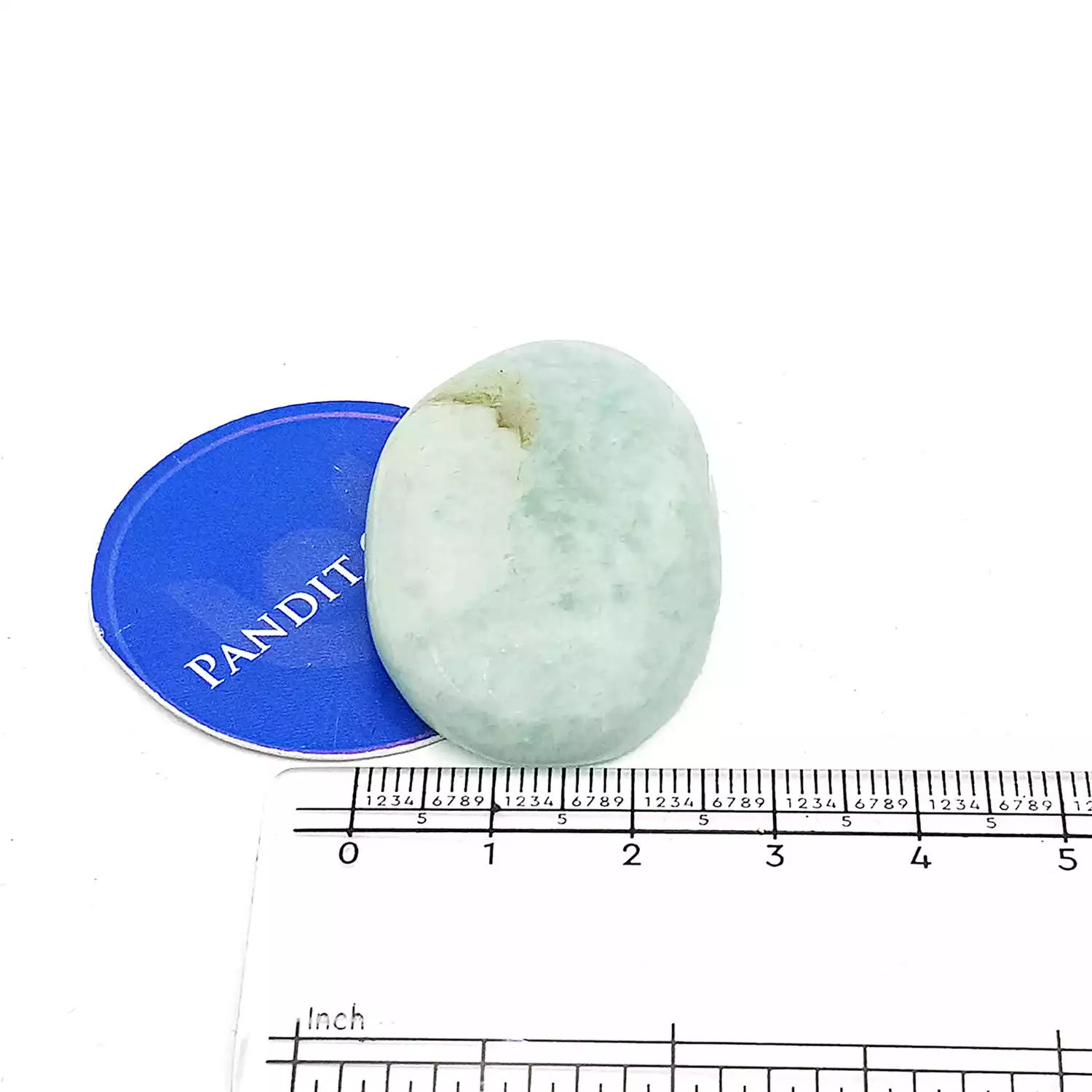 Blue Amazonite Worry Stone - To Balance Energies & Calm Mind - Image 5