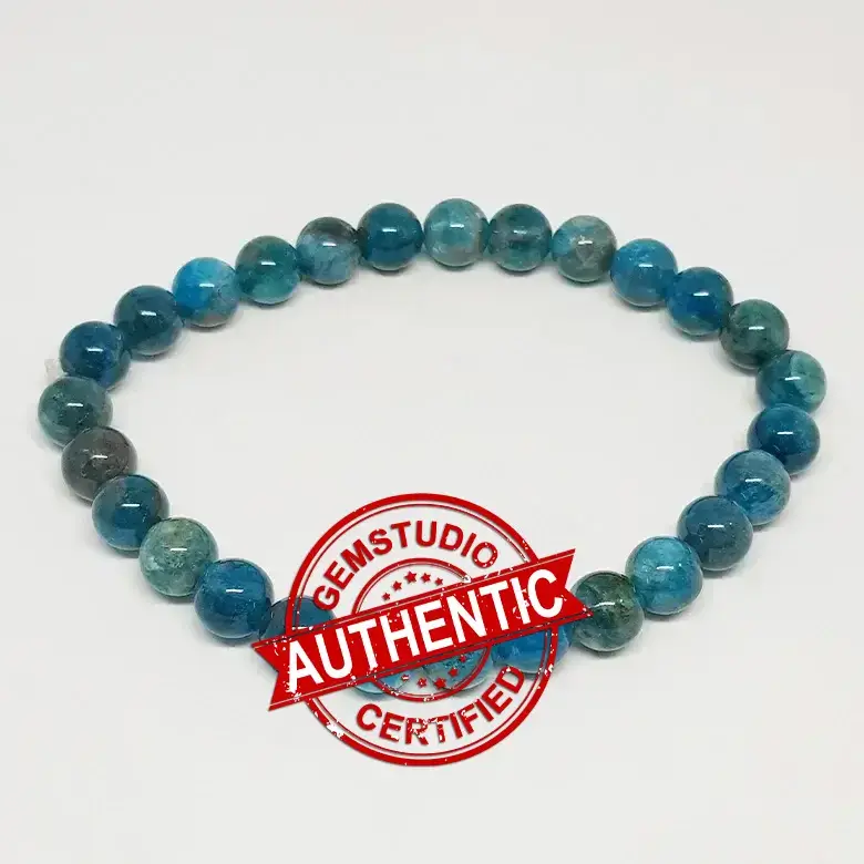Blue Apatite Bracelet - To Crack Competitive Exams & Score Higher - Image 4