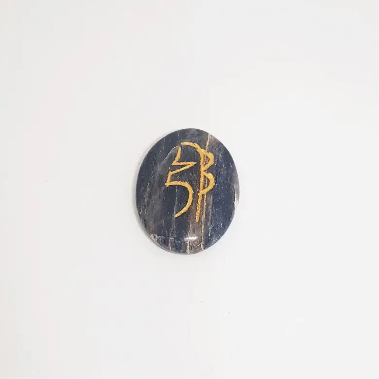 Blue Aventurine Reiki Symbol Healing Stones Set - For Positivity - Image 7