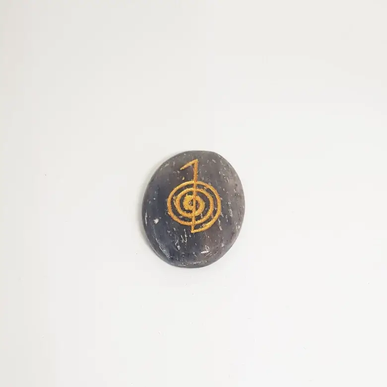 Blue Aventurine Reiki Symbol Healing Stones Set - For Positivity - Image 8