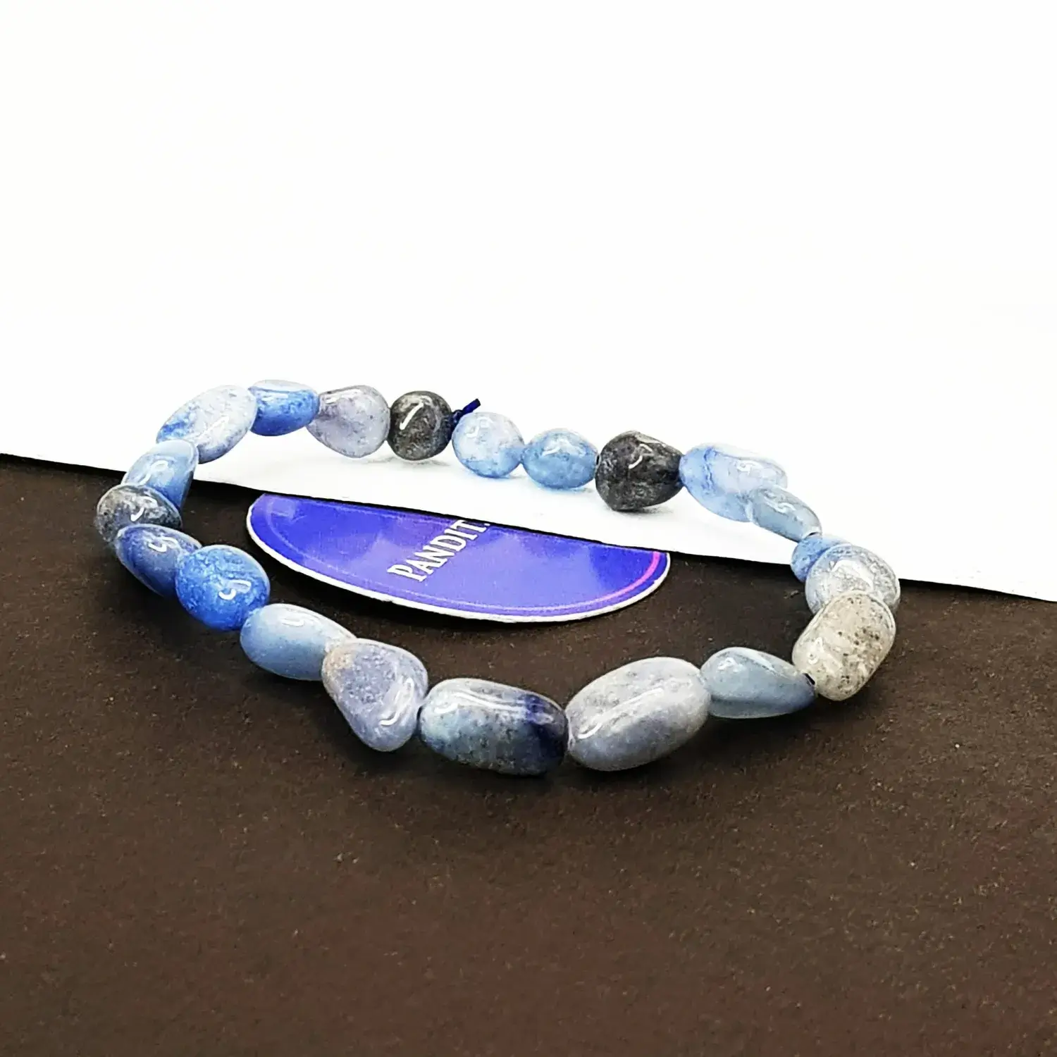 Blue Aventurine Tumble Bracelet - To Cure Stress & Irritation - Image 3