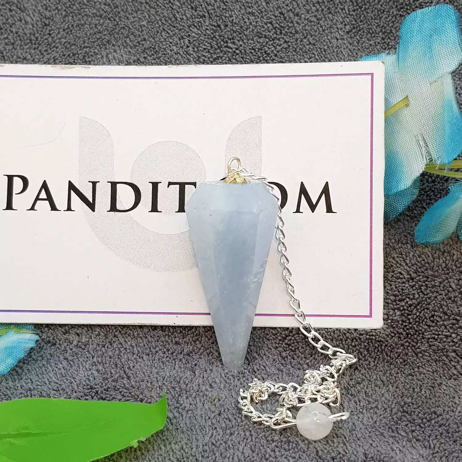 Blue Calcite Dowsing Pendulum