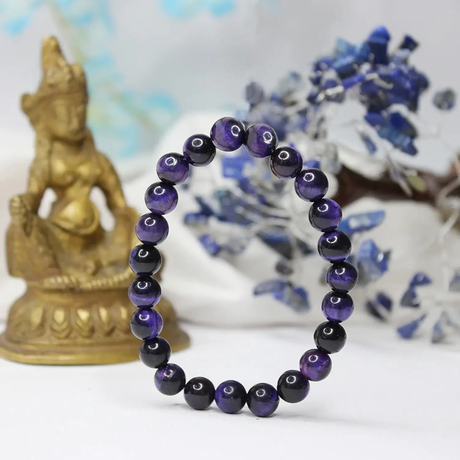Blue Tiger Bracelet - To Improve Communication Skills - Image 4