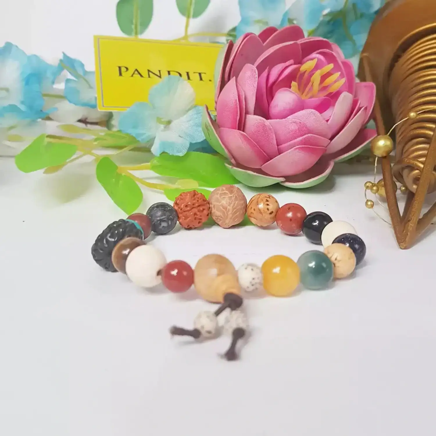 Bodhi Seeds Eyes Beaded Bracelet - To Enrich The Body & Mind - Image 2