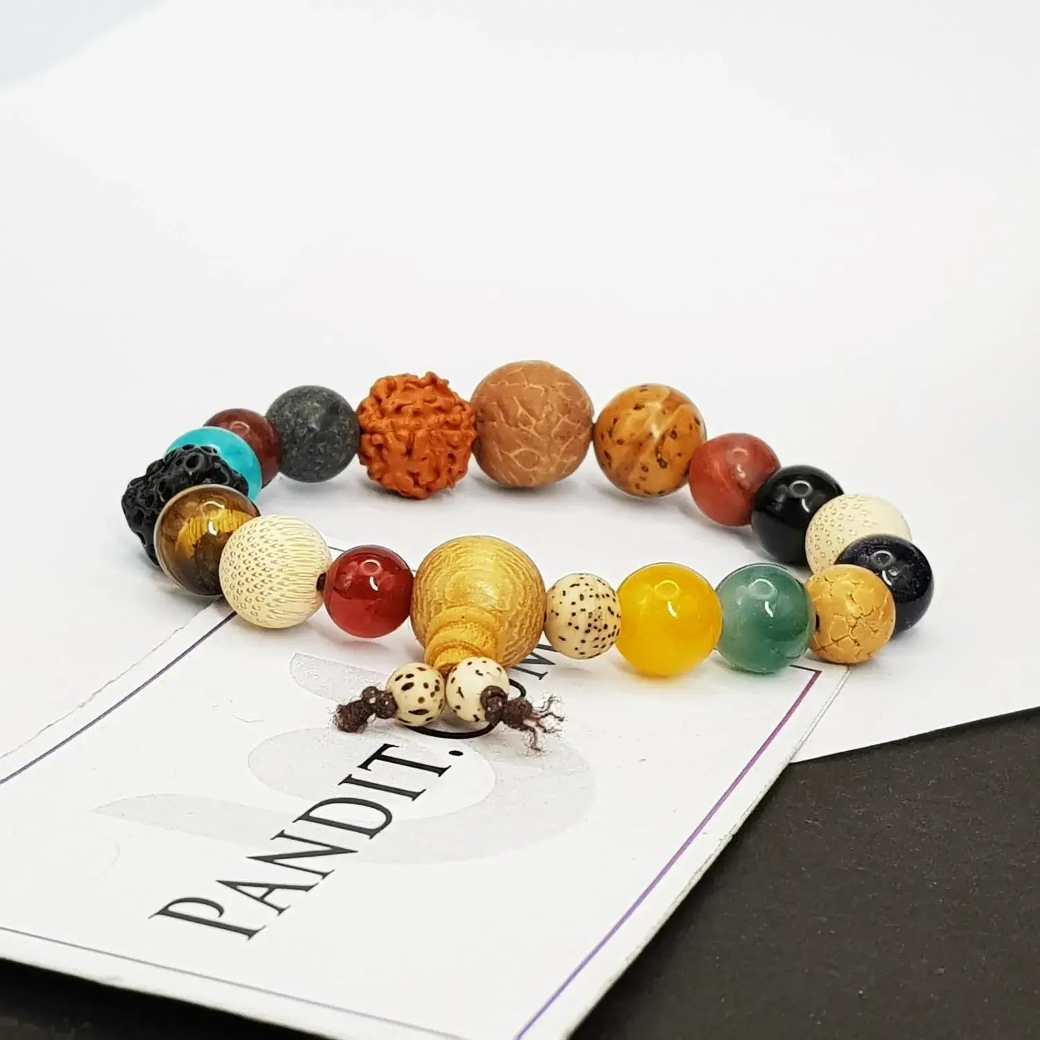 Bodhi Seeds Eyes Beaded Bracelet - To Enrich The Body & Mind - Image 3