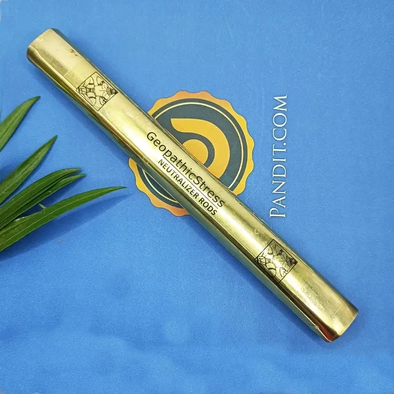 Brass Geopathic Stress Neutralizer Rod - Image 6