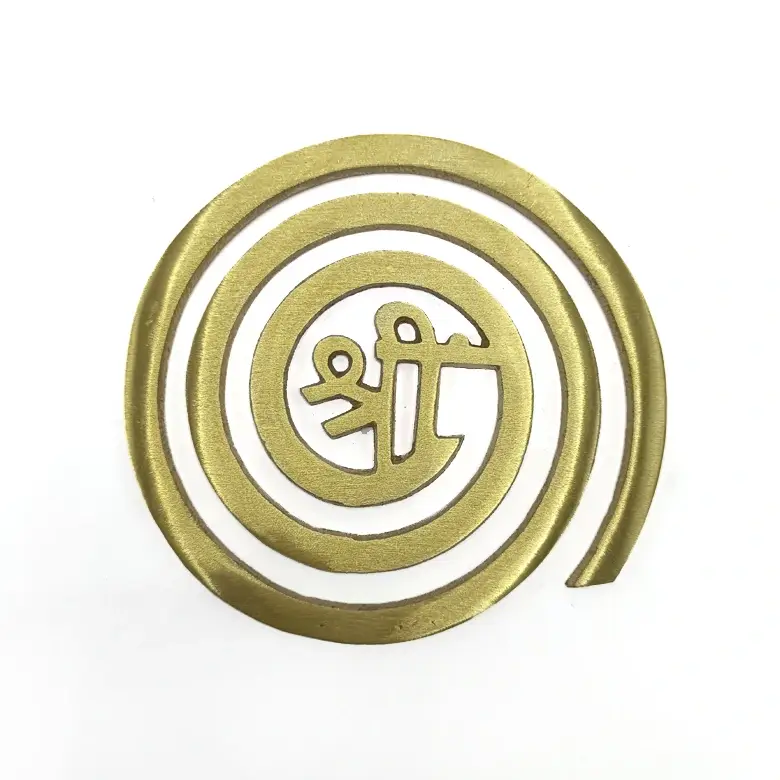 Brass Helix with Beej Mantra - Image 4