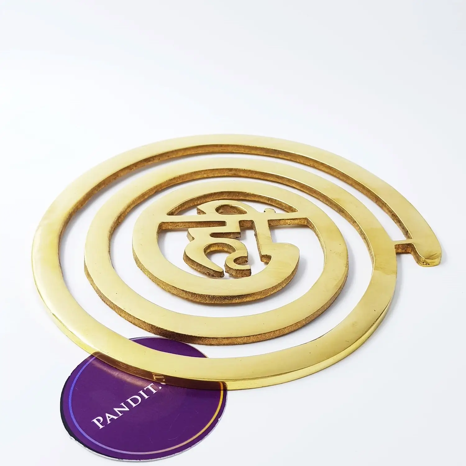 Brass Helix with Beej Mantra - Image 7