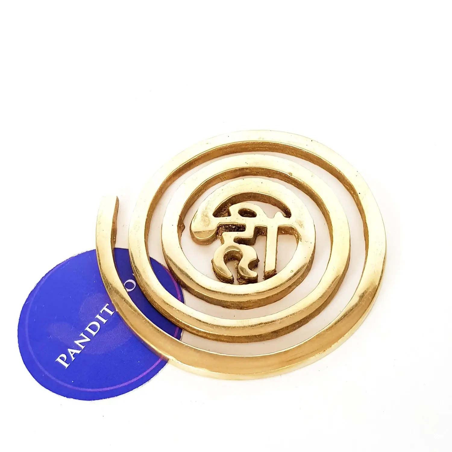 Brass Helix with Beej Mantra - Image 8