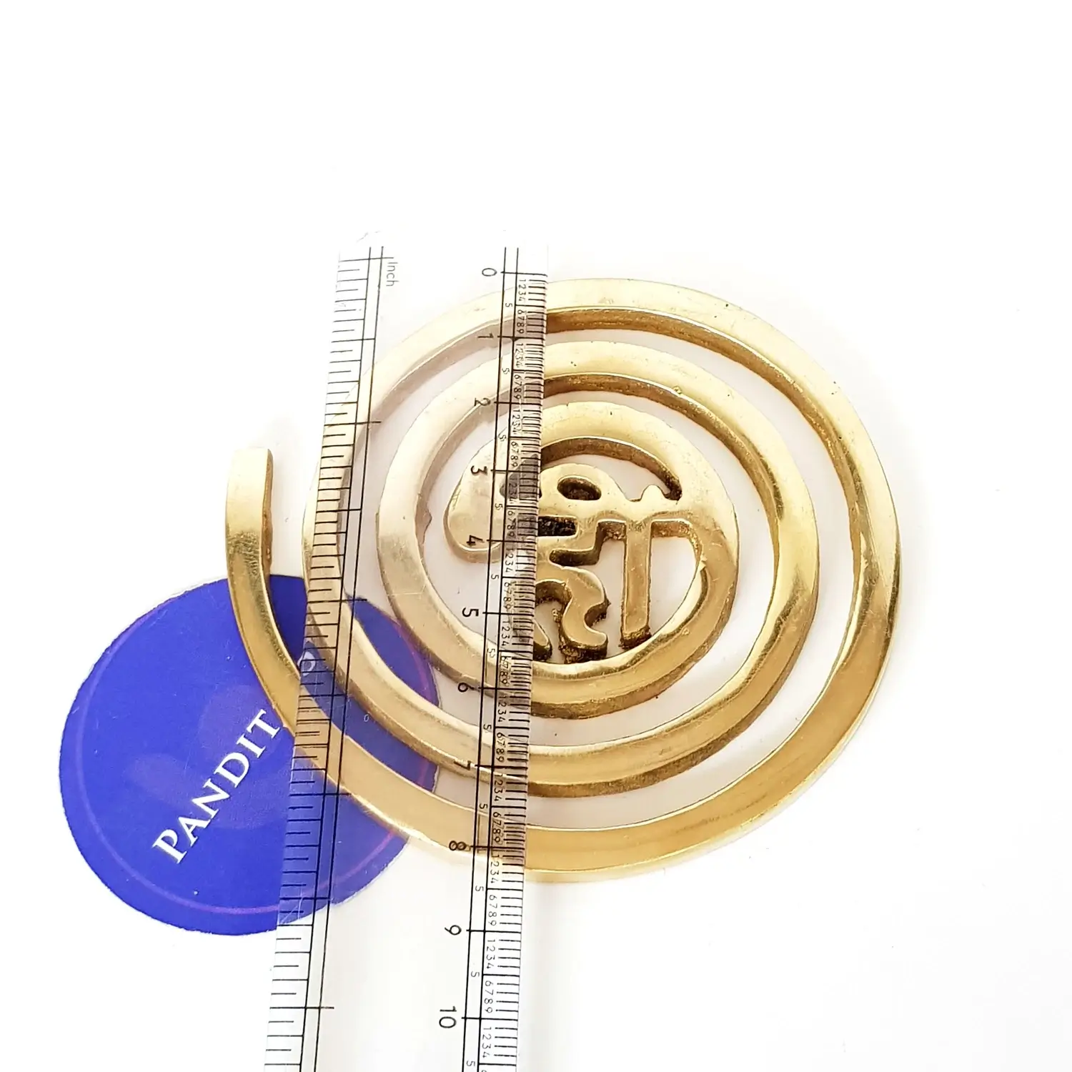 Brass Helix with Beej Mantra - Image 9