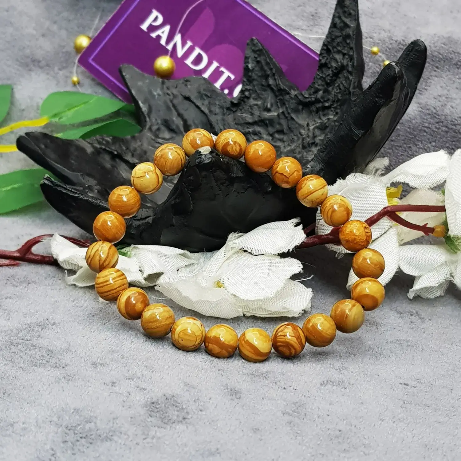 Camel Jasper Bracelet - To Prevent Anxieties & Nightmares - Image 2