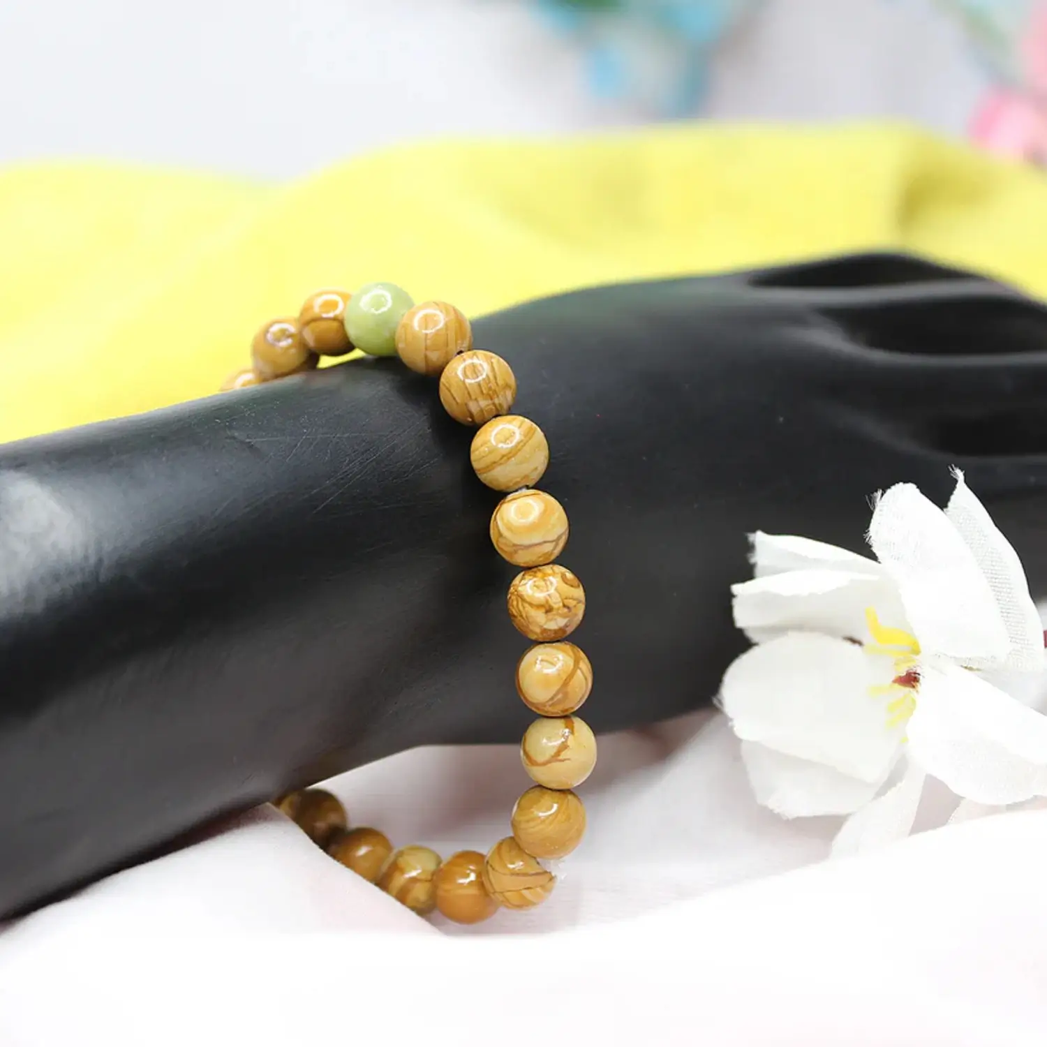 Camel Jasper Bracelet - To Prevent Anxieties & Nightmares - Image 4