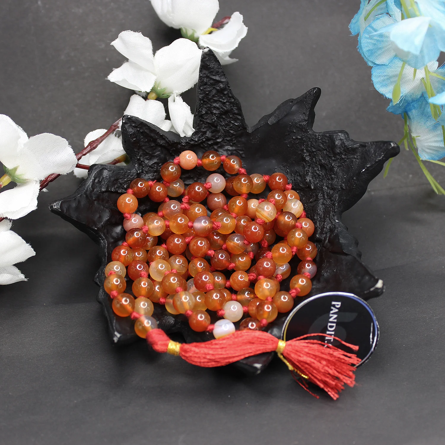 Carnelian Mala - To Defeat Negativity and Ensure Success