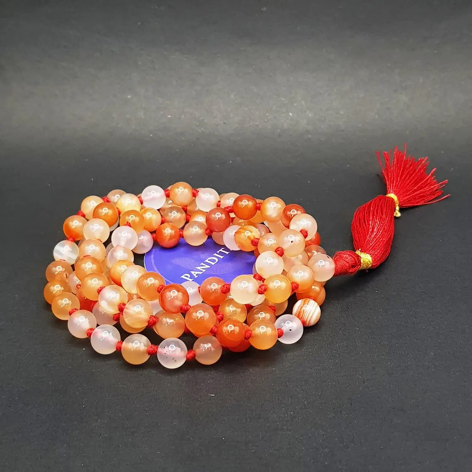 Carnelian Mala - To Defeat Negativity and Ensure Success - Image 3