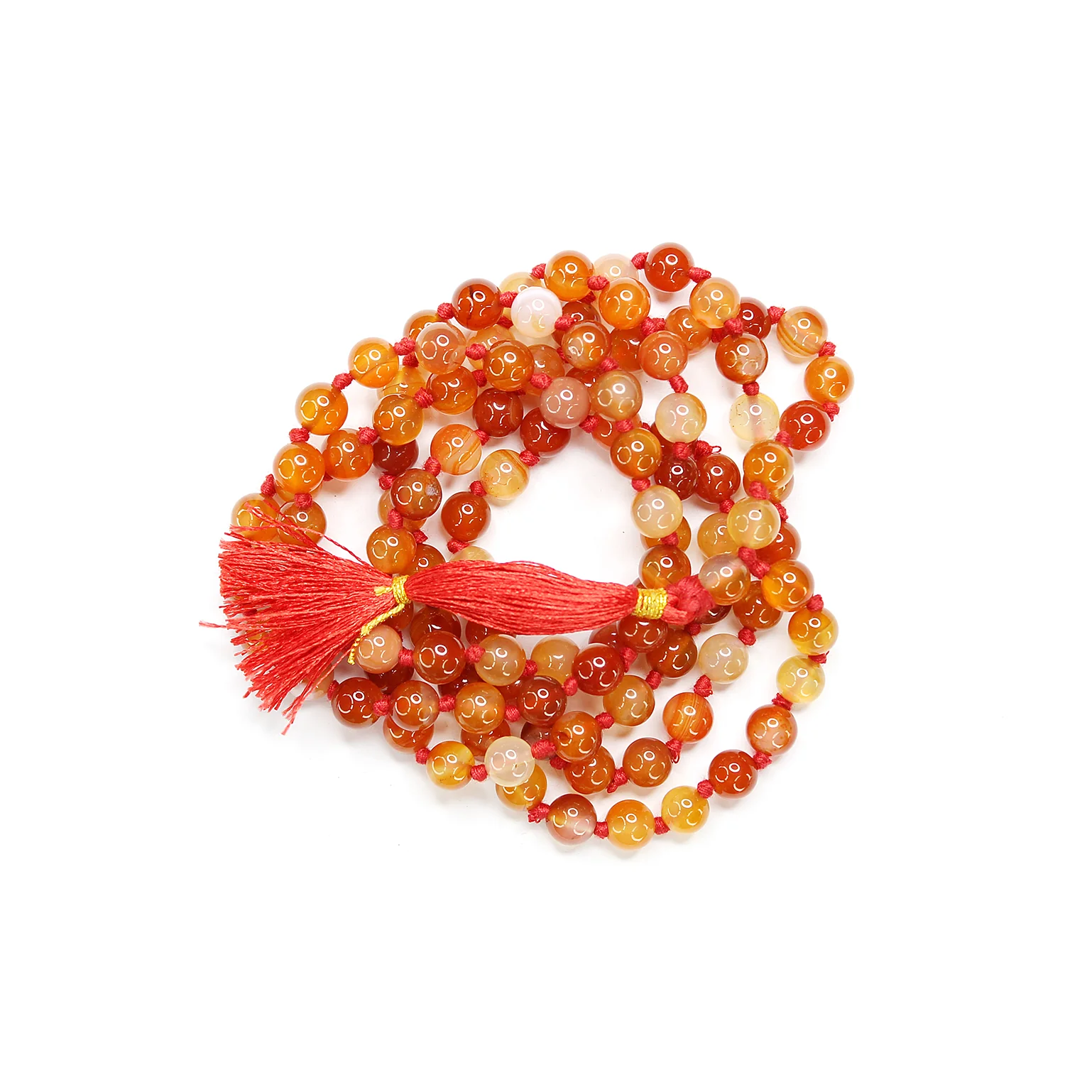 Carnelian Mala - To Defeat Negativity and Ensure Success - Image 4