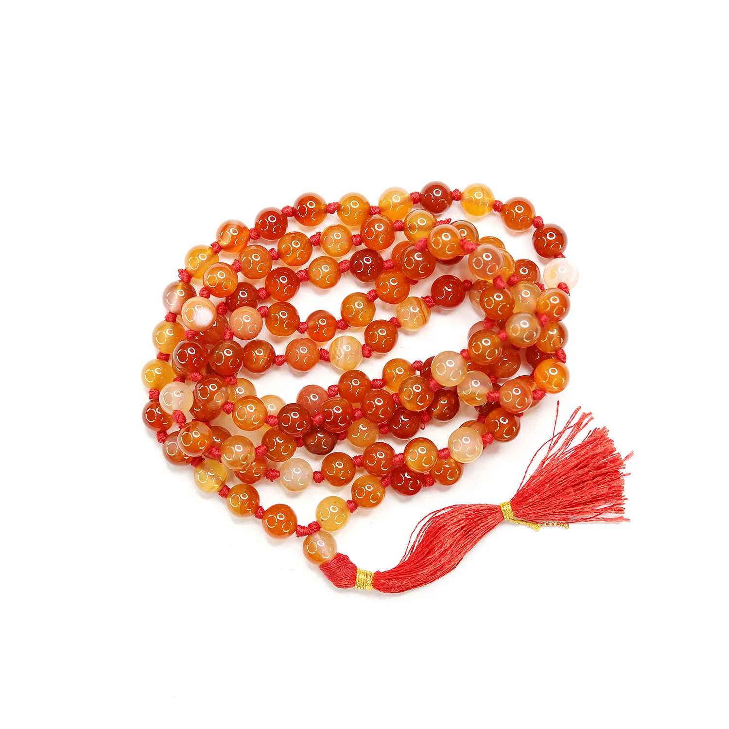 Carnelian Mala - To Defeat Negativity and Ensure Success - Image 5