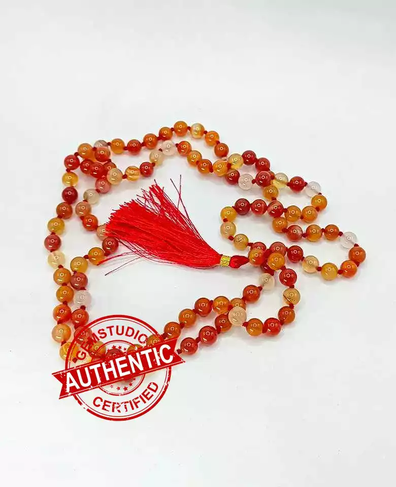 Carnelian Mala - To Defeat Negativity and Ensure Success - Image 6