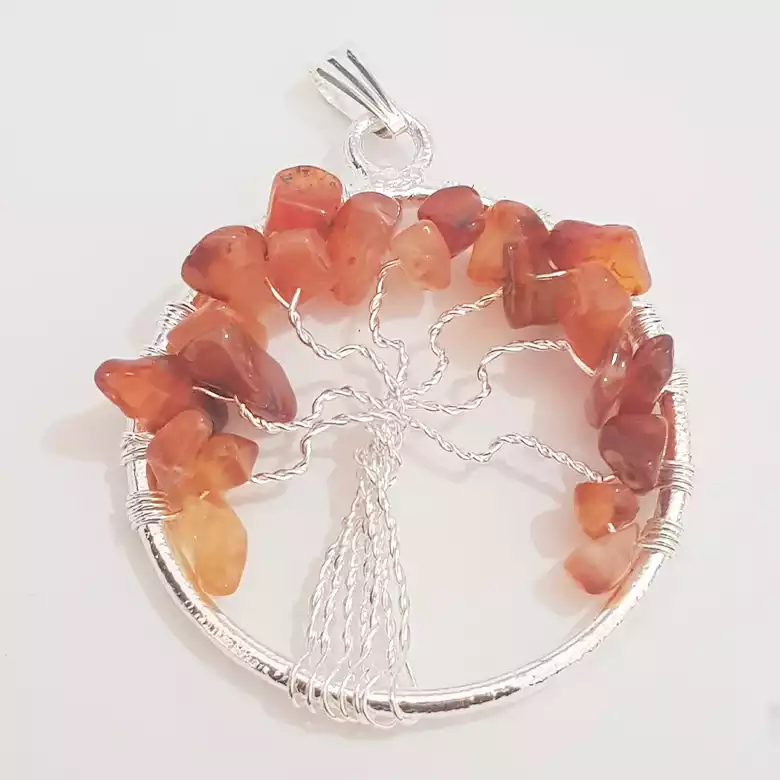Carnelian Tree of Life Pendant - Image 5