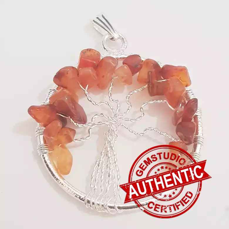 Carnelian Tree of Life Pendant - Image 6