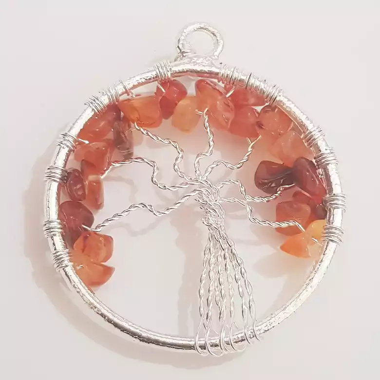 Carnelian Tree of Life Pendant - Image 7