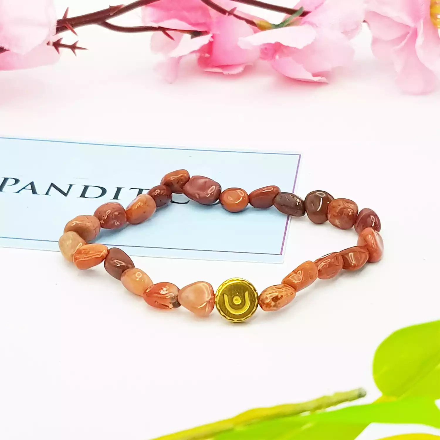 Carnelian Tumble Bracelet - To Remove Lethargy & Boost Stamina - Image 3