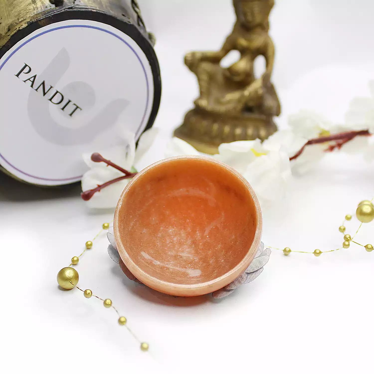 Carrot Jasper Bowl - To Boost Creativity & Promote Vitality