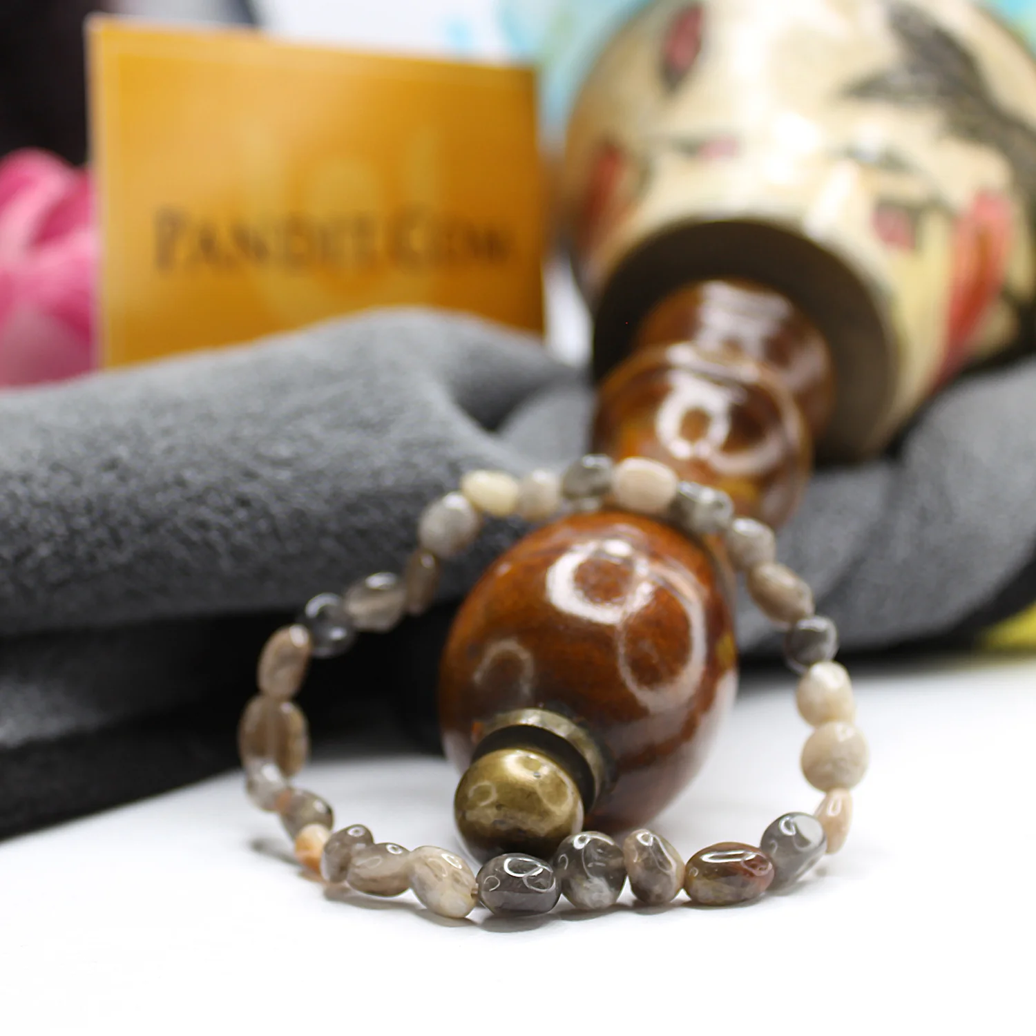 Cats Eye Tumble Bracelet - For Prosperity & Richness - Image 3