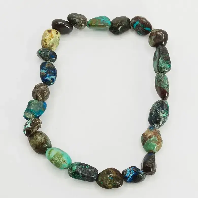 Chrysocolla Tumble Bracelet - For Empowerment & Confidence - Image 3