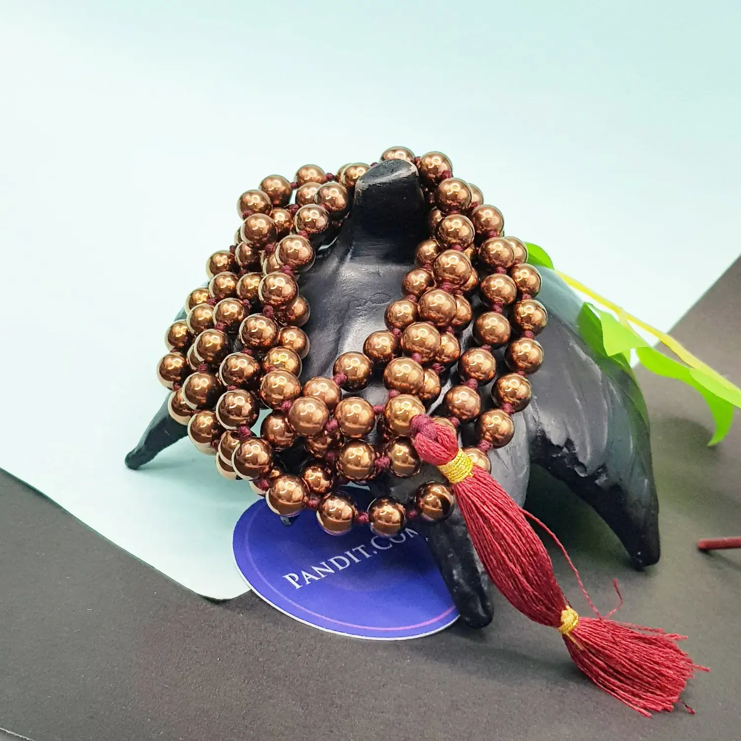 Copper Hematite Mala - To Clear Debts and Increase Honour - Image 2