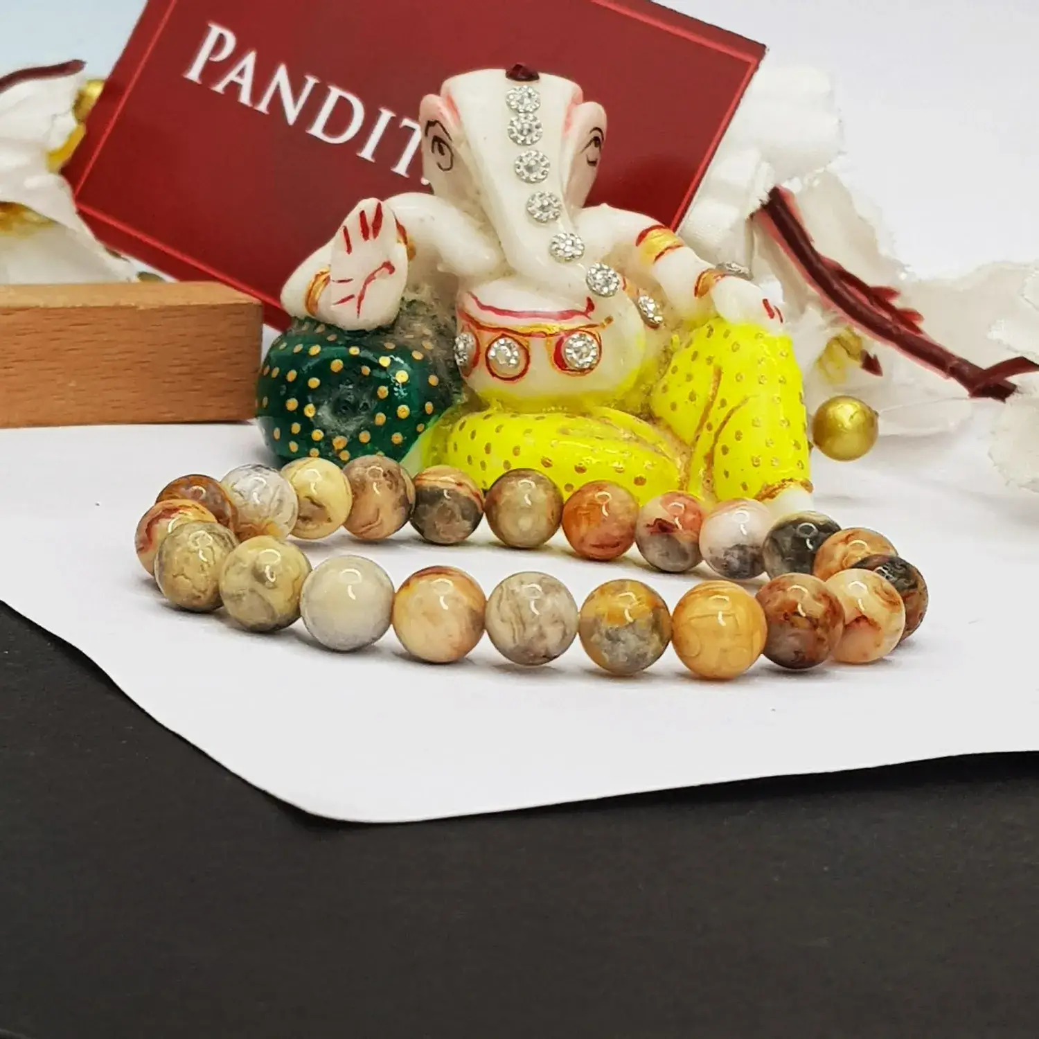 Crazy Lace Agate Bracelet - For Mental Peace and Happiness