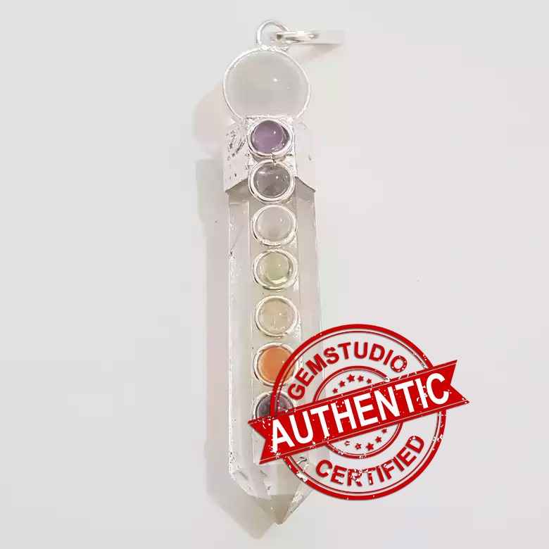Crystal 7 Chakra Pendant - Image 4