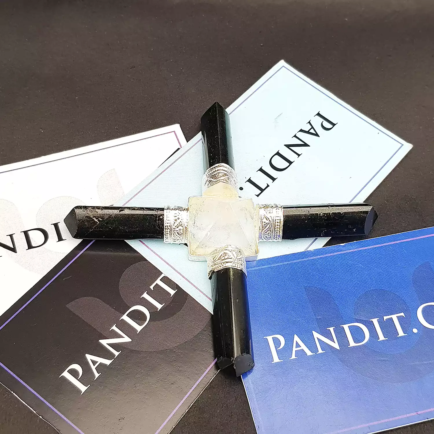 Crystal Pyramid and Black Tourmaline Pencil Energy Generator - Image 3