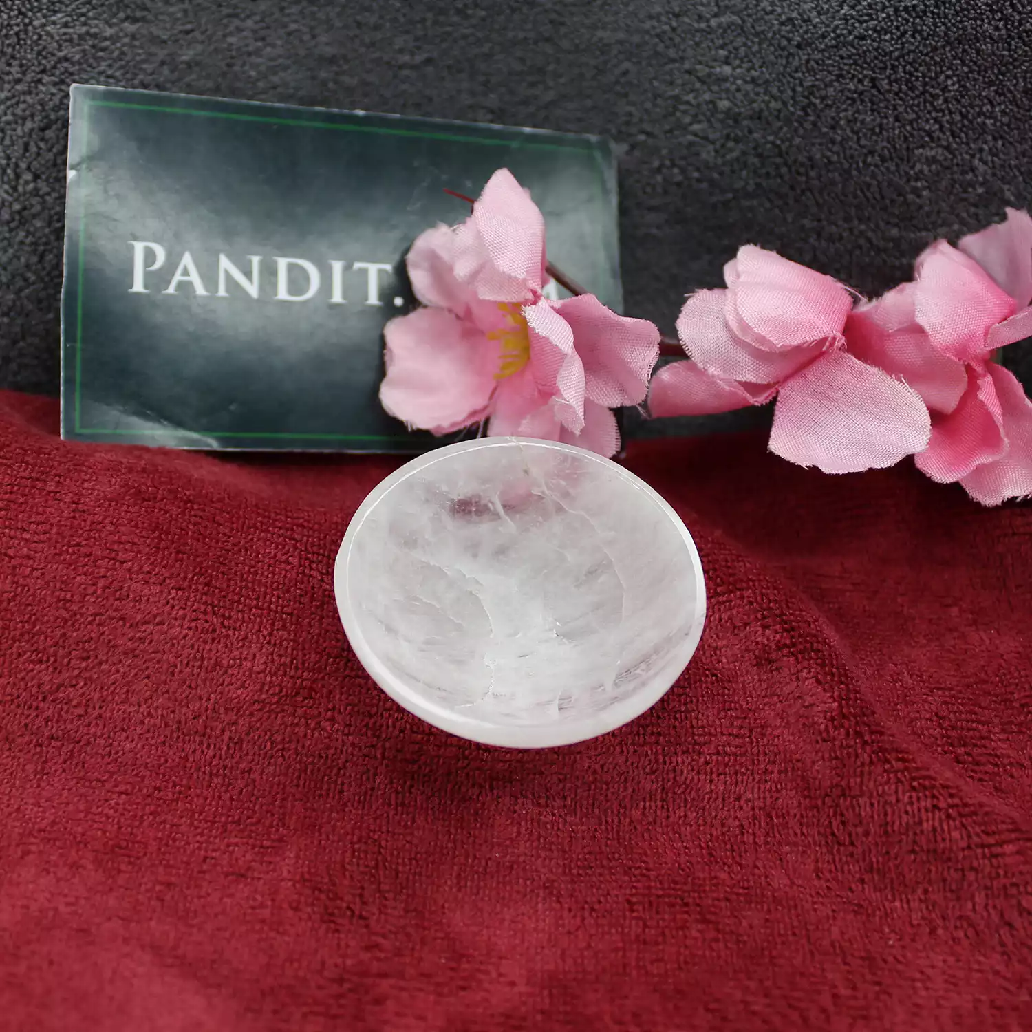 Crystal Quartz Bowl - To Amplify Energy & Promote Clarity - Image 3