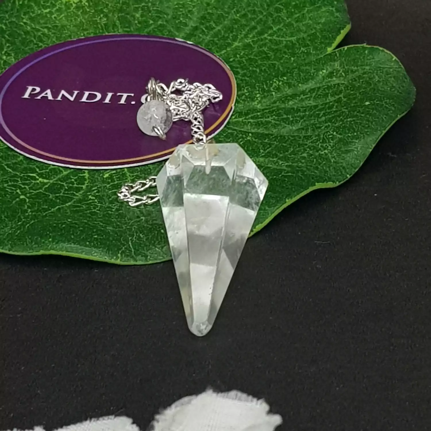 Crystal Quartz Dowsing Pendulum - Image 2