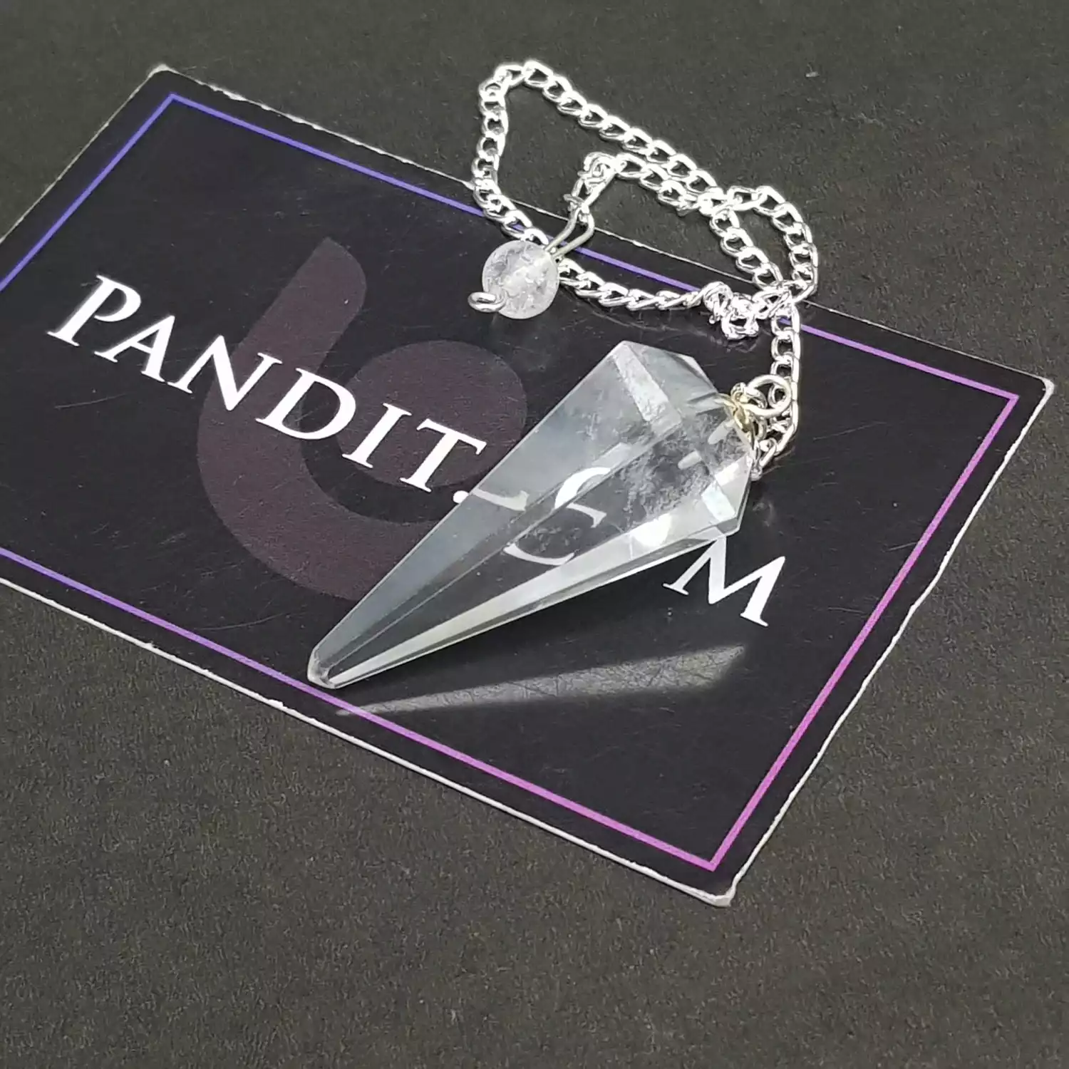 Crystal Quartz Dowsing Pendulum - Image 3