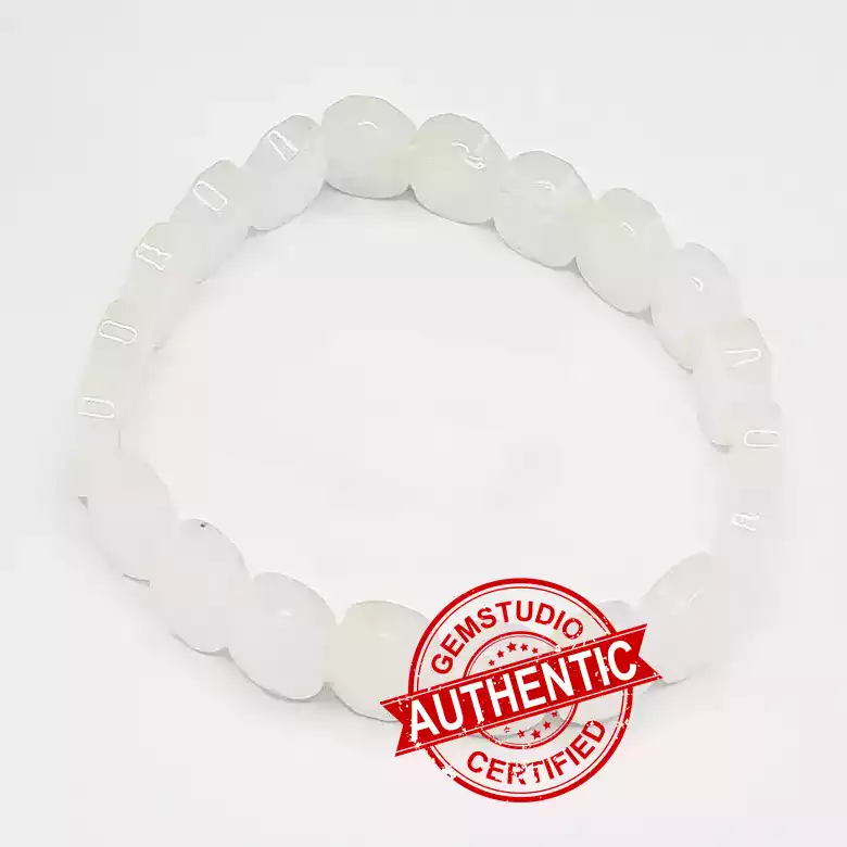 Crystal Quartz Oval Faceted Bracelet - To Sweeten Relationship - Image 6