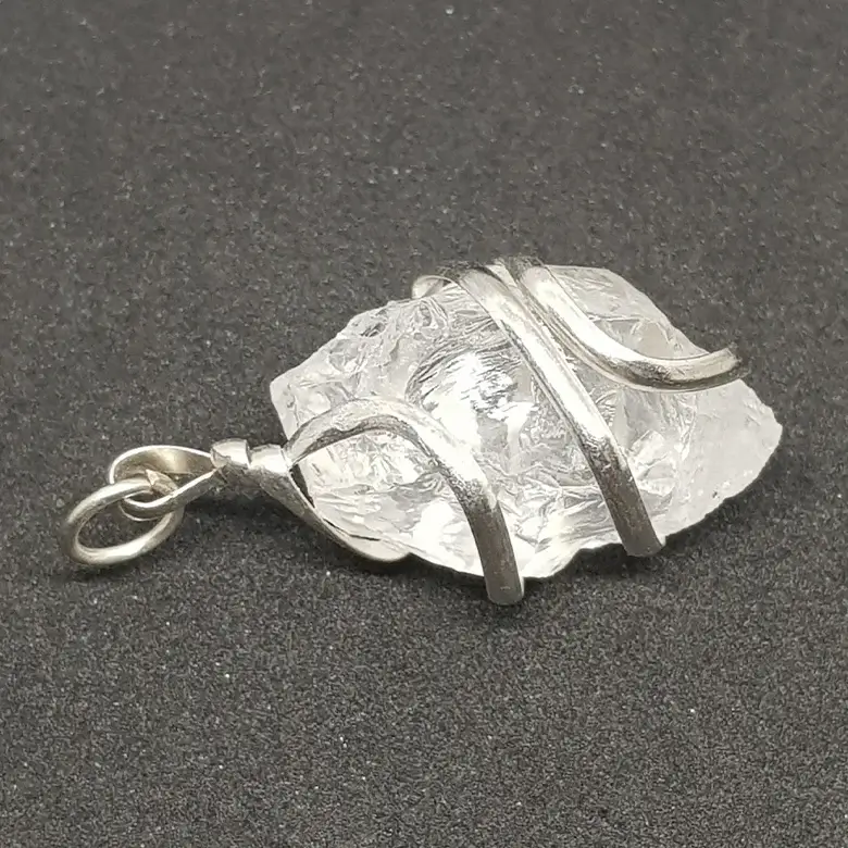 Crystal Quartz Spiral Pendant - Image 6