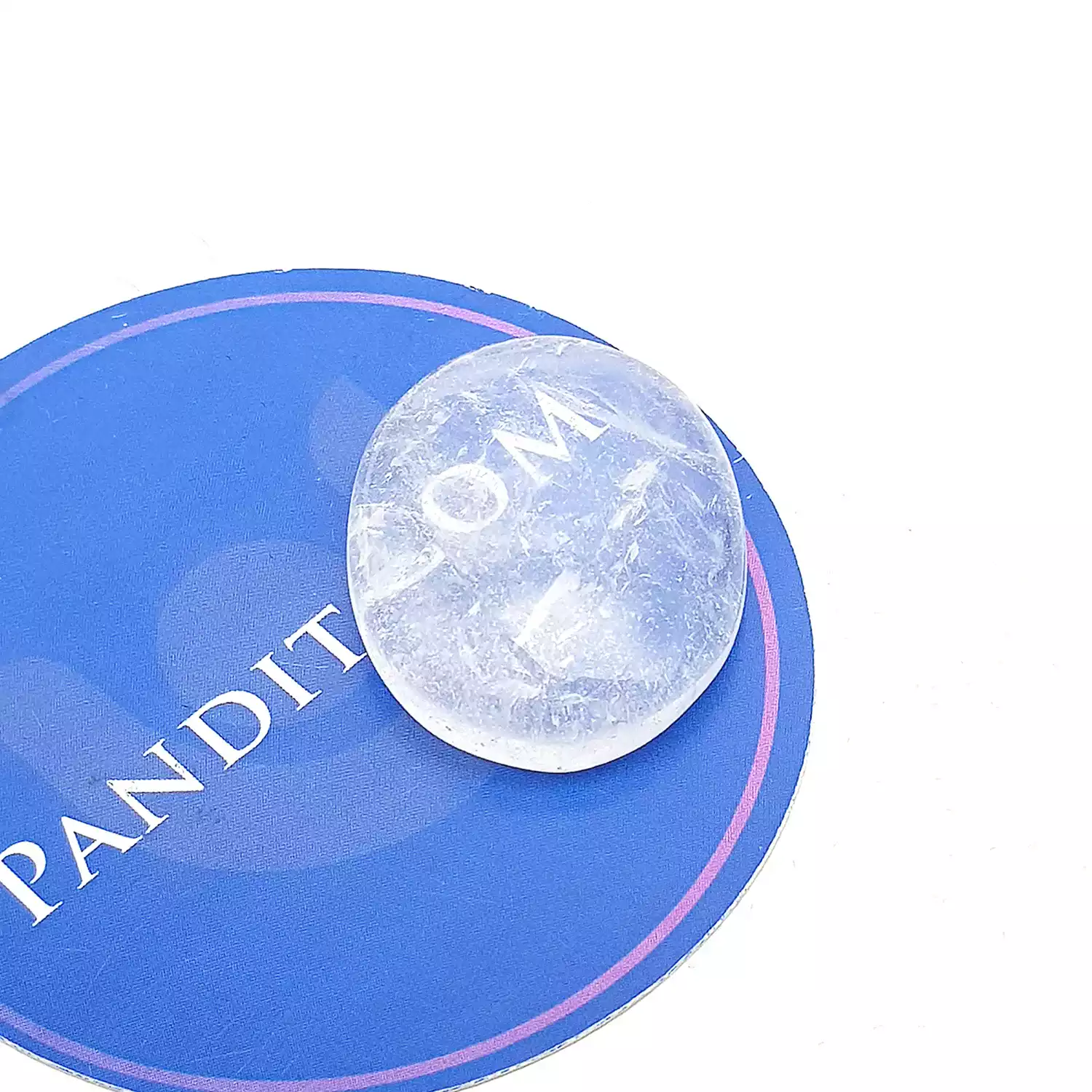 Crystal Quartz Worry Stone - To Be Creative and Beautiful - Image 4