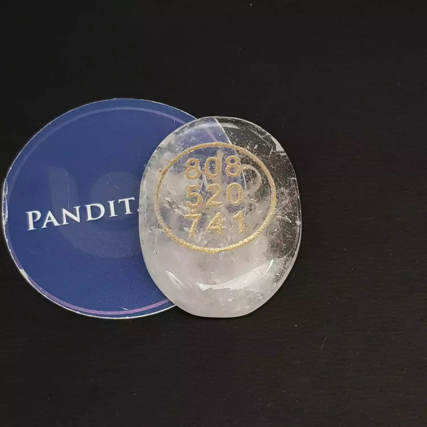 Crystal Quartz Zibu Symbol Coin - Image 7