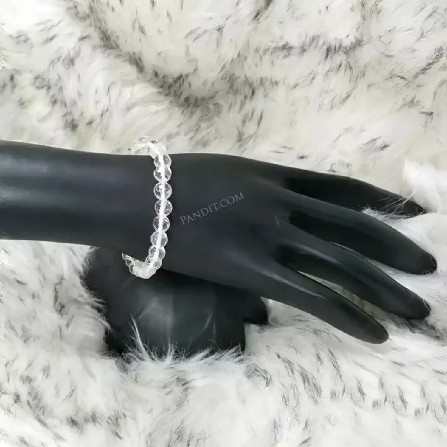 Crystal / Sphatik - Diamond Cut Bracelet - To Enhance Personality - Image 5