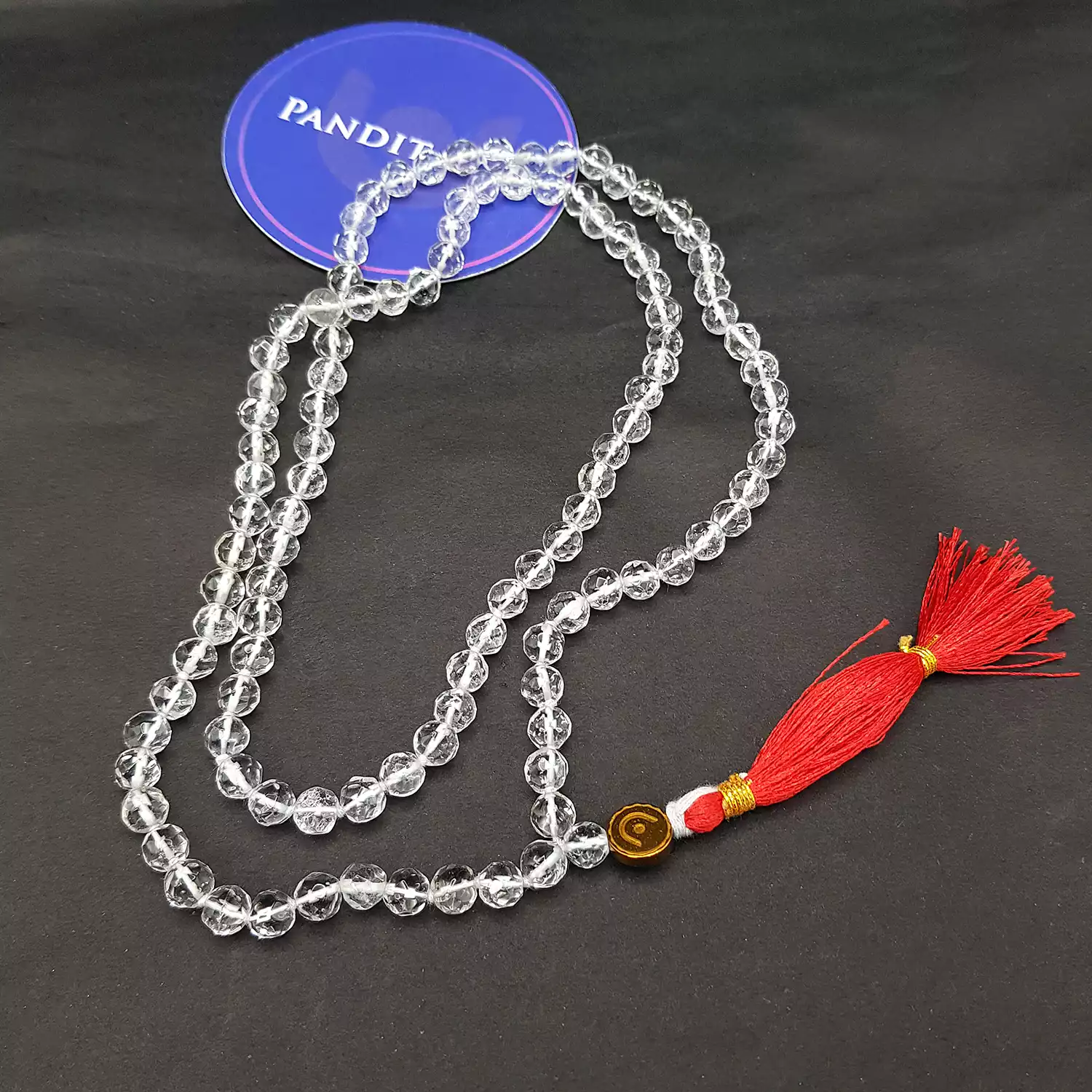 Crystal / Sphatik – Diamond Cut Mala - Image 3
