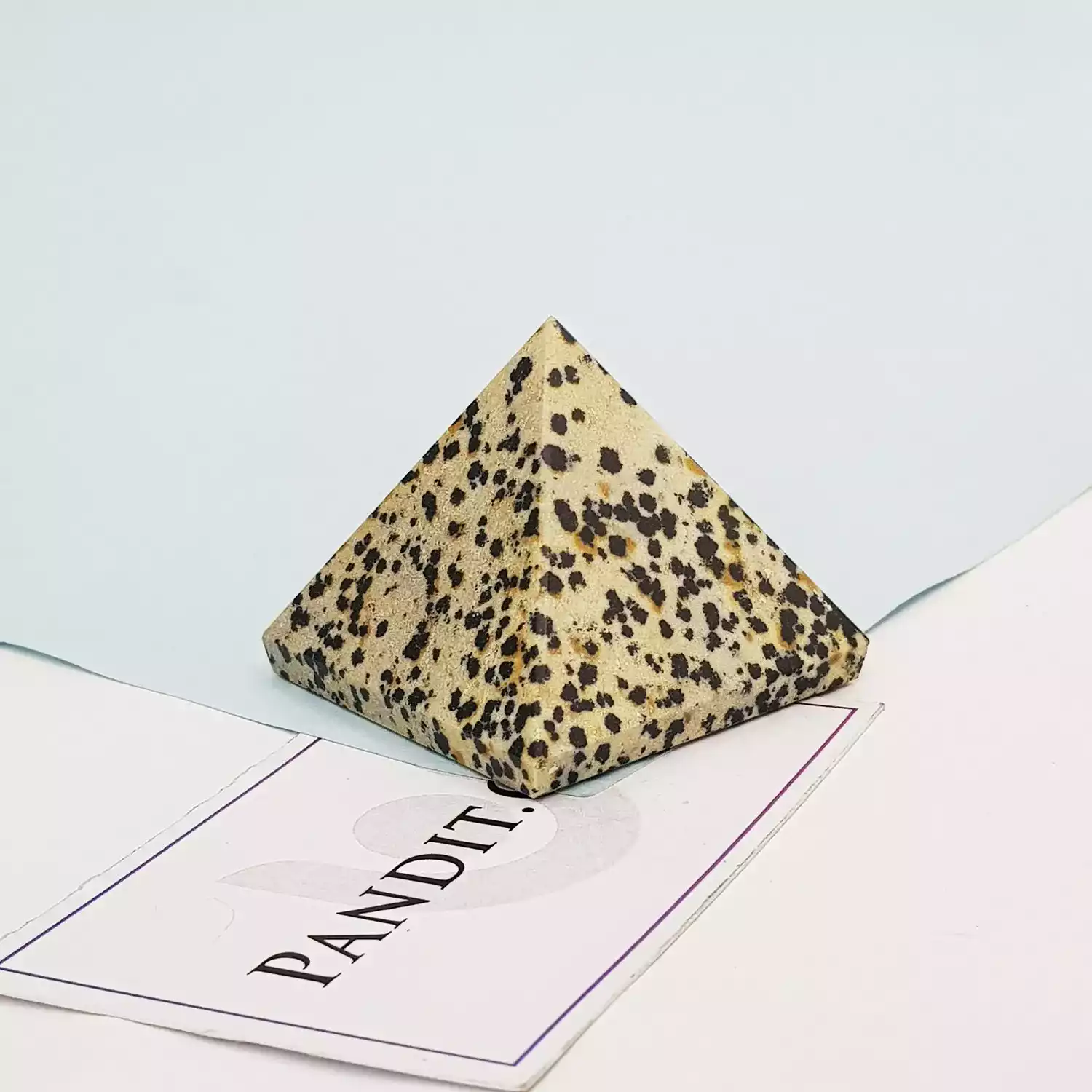 Dalmatian Jasper Crystal Pyramid - Image 3