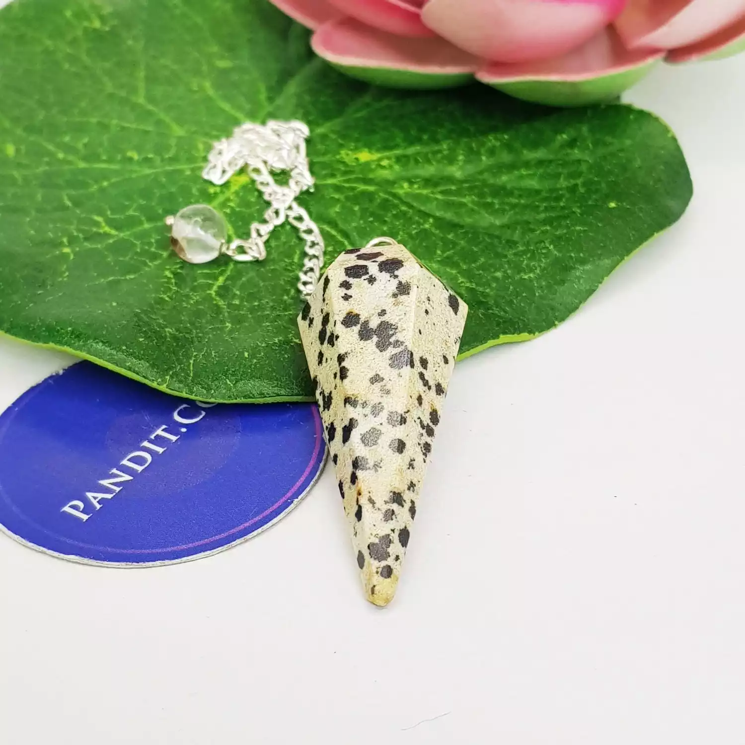 Dalmatian Jasper Dowsing Pendulum - Image 2