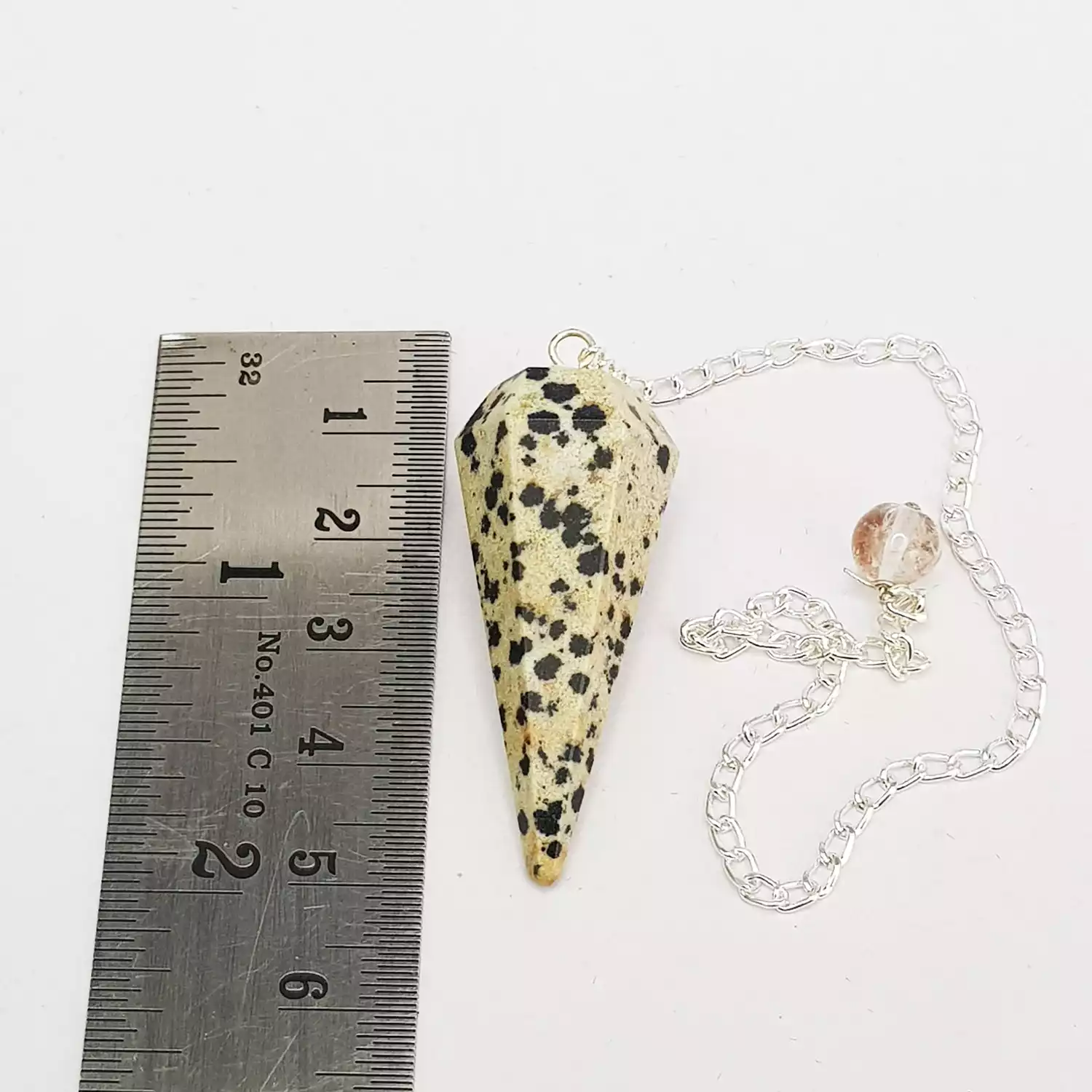 Dalmatian Jasper Dowsing Pendulum - Image 4