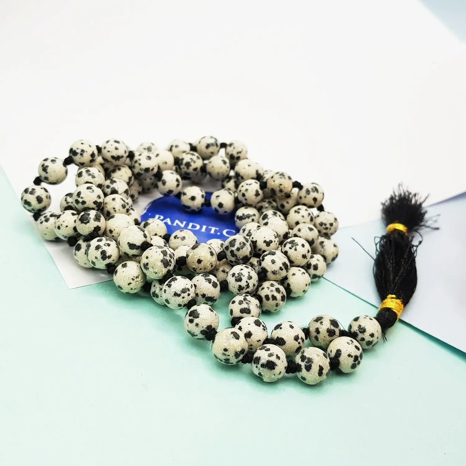 Dalmatian Jasper Mala - To Release Stress and Negativity - Image 3